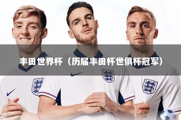 丰田世界杯（历届丰田杯世俱杯冠军）