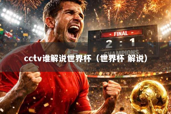 cctv谁解说世界杯（世界杯 解说）