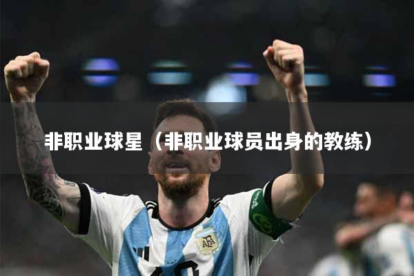 非职业球星（非职业球员出身的教练）